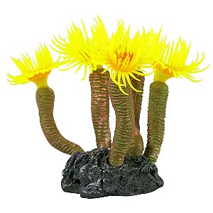 ENFEITE DE SILICONE SOMA INVERT CERIANTHUS AMARELO 02