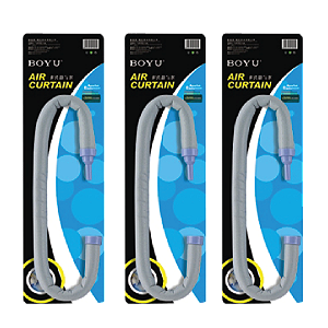 CORTINA DE AR BOYU COM MICROFUROS  30CM