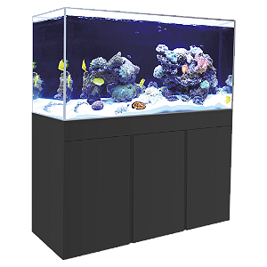 AQUARIO MARINHO BOYU COM SUMP E MOVEL HA-1500 380L PRETO 220V
