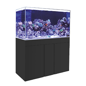 AQUARIO MARINHO BOYU COM SUMP E MOVEL HA-1200 300L PRETO 220V