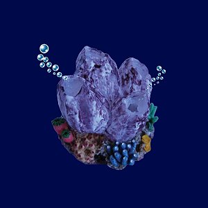 ENFEITE DE RESINA SOMA ACTION MINI ASCIDEA ROSA