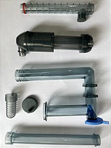 KIT SKIMMER SUPERFICIE + TUBOS DO FILTRO EXT LEECOM HI-330/430