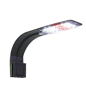 LUMINARIA LED SOMA X 5 PRETA (10W) LED BRANCO/VERMELHO 127V