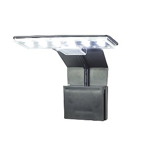 LUMINARIA LED SOMA X 3 PRETA (5W) LED BRANCO AUTOVOLT