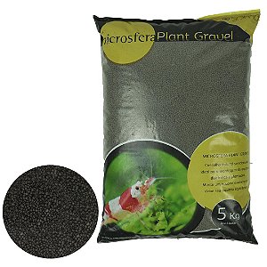 Substrato Soma Plant Gravel Ceramic Black(1-2mm)-5kg