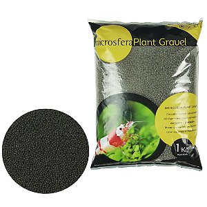 Substrato Soma Microsfera Plant Gravel Ceramic Black 1kg