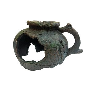 ENFEITE DE RESINA SOMA DECO CERAMICA GREGA RUINA