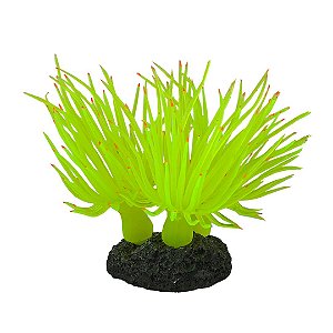 ENFEITE DE SILICONE SOMA ANEMONA LONG TENTACLE AMARELA-MULTI