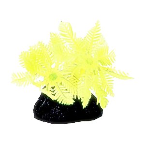 ENFEITE DE SILICONE SOMA CORAL XENIA AMARELA 02