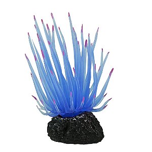 ENFEITE DE SILICONE SOMA ANEMONA LONG TENTACLE AZUL
