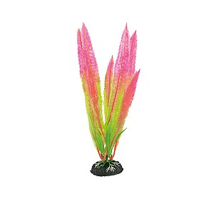 PLANTA PLASTICA SOMA ECONOMY 20CM ROSA E VERDE (MOD.438)