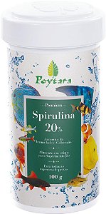 RACAO POYTARA SPIRULINA 20% 100G