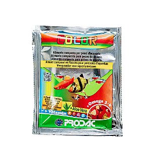 RACAO PRODAC TROPICAL COLOR FLAKES 12G (SACHE)
