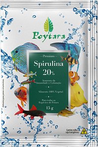 RACAO POYTARA SPIRULINA 20% 15G-SACHE