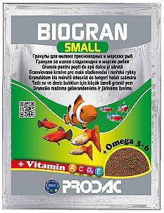 RACAO PRODAC TROPICAL GRANULES P (BIOGRAN SMALL)15G (SACHE)