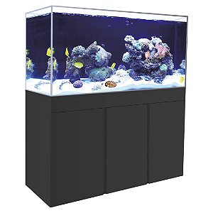 AQUARIO BOYU COM SUMP E MOVEL HA-1500 380L PRETO