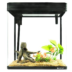 AQUARIO CURVO BOYU MS-420 31L PRETO 127V