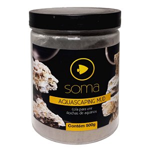 COLA PARA ROCHAS SOMA AQUASCAPING MUD 500G