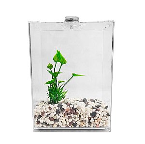 Acuário Soma Nb-3000k 3l Transparente Com Led E Kit