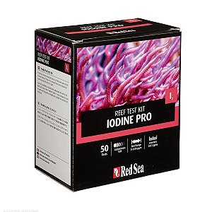 TESTE RED SEA REEF TEST KIT IODINE PRO (I2)-50 TESTES