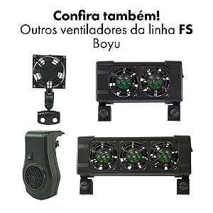 VENTILADOR BOYU FS-602 DUPLO BIVOLT