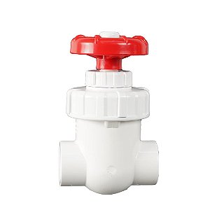 SANKING REGISTRO DE GAVETA SOLDAVEL 1-1/4" UPVC BRANCO 40MM
