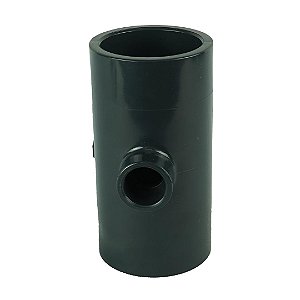 SANKING TEE DE REDUCAO SOLDAVEL UPVC CINZA 50-20MM 1-1/2"1/2"