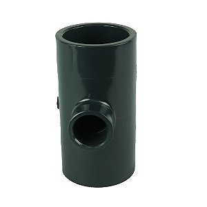 SANKING TEE DE REDUCAO SOLDAVEL UPVC CINZA 40-20MM 1-1/4"-1/2"
