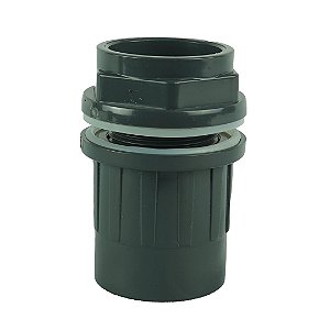 SANKING DRENO COM LUVA SOLDAVEL 1-1/4" UPVC CINZA 40MM