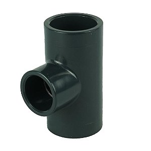SANKING TEE DE REDUCAO SOLDAVEL UPVC CINZA 32-25MM 1"-3/4"
