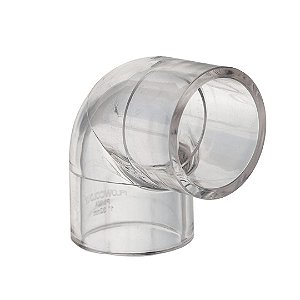 SANKING JOELHO COTOVELO 90° SOLDAVEL 1/2" PMMA TRANSPARENTE 20MM