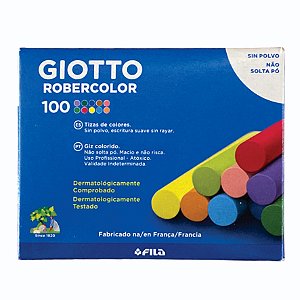 Giz Robercolor Colorido Hipoalergênico com 100 GIOTTO