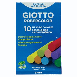 Giz Robercolor Colorido Hipoalergênico com 10 GIOTTO