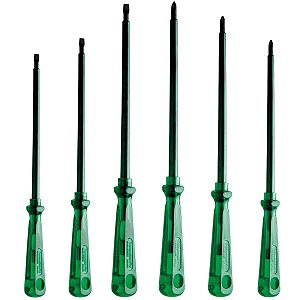 Kit Jogo Chave De Fenda e Phillips Tramontina Eletricista 1000 volts 6 Peças