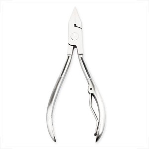 Alicate de Unha Manicure Mundial Inox Ponta Reta Afiado 358