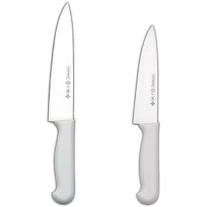 Kit Jogo Faca Açougueiro Churrasco 6" 7" Aço Inox Mundial