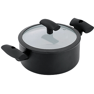 Caçarola Preta Com Tampa 20X9cm 2,5L Hercules PA300-C20PR