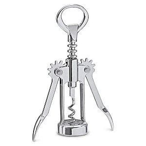 Saca Rolhas Inox Profissional Abridor de Vinho Hércules UB87