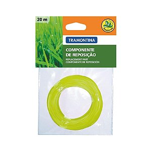 Fio Nylon 1,8mm 20 Metros Para Roçadeira Tramontina
