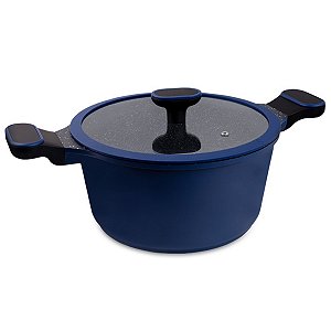 Caçarola Aantiaderente Tampa Hércules Azul 280cm 6,9L PA4000-C28AZ