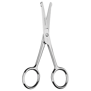 Tesoura de Pelos e Unha para Bebês Tramontina em Aço Inox 4"