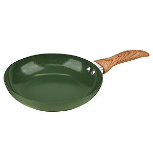 Frigideira Antiaderente Cerâmica Hércules 24cm Verde Sem Tampa PA250-F24VD