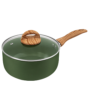 Panela Com Tampa Antiaderente Cerâmica 16cm Hércules Verde 1,4L PA250-P16VD