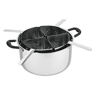 Espagueteira 4 Divisões Inox 32cm Hércules 10L PA120