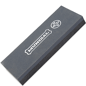 Pedra de afiar faca dupla face  20X7,5 cm Mundial P200-075