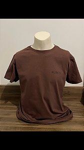 Camiseta marrom lisa
