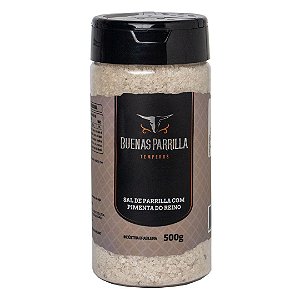 Sal de Parrilla com pimenta do reino 500g pote