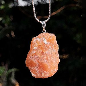 Colar Calcita Laranja