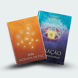 PACK TERAPEUTA - AGENDA DE PAZ 2024 + CORAÇÃO MULTIDIMENSIONAL