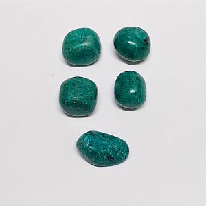 CRISOCOLA ROLADA - 30GR -  LEMURIANO TEAL